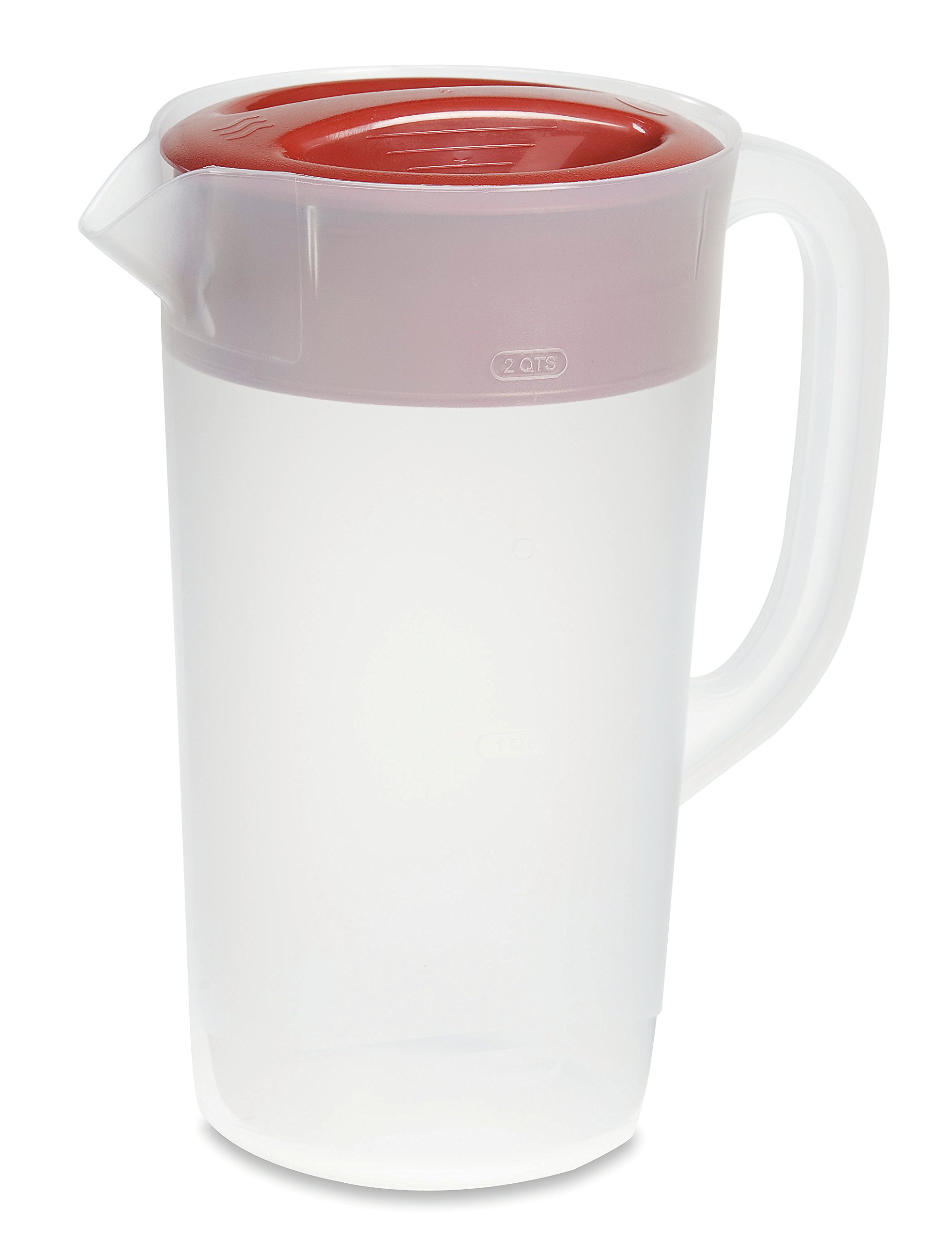 Rubber Maid Pitcher 2QT Red 8″Hx4″W – Door To Door West